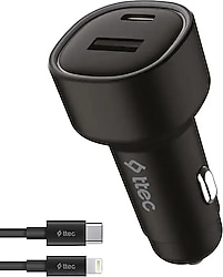 Ttec SmartCharger Duo 2CKP02LS 48 W Lightning Kablolu Hızlı Araç Şarj Aleti