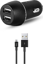 Ttec SmartCharger Duo 2CKS21MS Micro USB Kablolu Araç Şarj Aleti