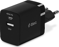 Ttec SmartCharger Duo 2SCP02S 45 W Siyah Hızlı Şarj Adaptörü