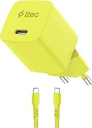 Ttec SmartCharger GAN 2SCG45CNS Sarı 45 W Type-C Kablolu Hızlı Şarj Aleti