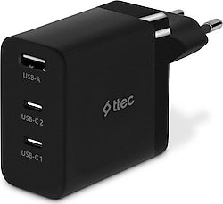 Ttec SmartCharger Trio GAN 2SCG03S 65 W Siyah Hızlı Şarj Adaptörü