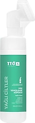 TTO X Yağlı Ciltlere için Aplikatörlü 200 ml Yüz Temizleme Köpüğü