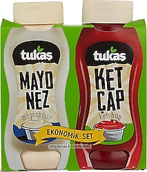 Tukaş Ketçap 400 gr + Mayonez 335 gr Eko Paket