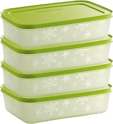 Tupperware Alaska 4x1 lt Yatay Buzdolabı Saklama Kabı
