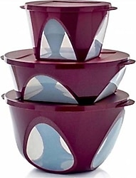 Tupperware Tutku Seti 3'lü Saklama Kabı