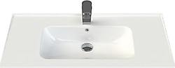 Turkuaz Seramik Cerastyle Blue 100x47 cm Etajerli Lavabo