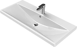Turkuaz Seramik Cerastyle Elite Etajerli 100x45 cm Lavabo