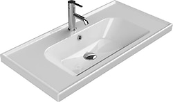 Turkuaz Seramik Frame 90x45 cm Etajerli Lavabo