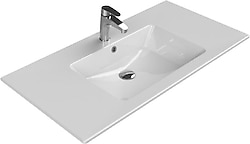 Turkuaz Seramik İbiza 101x51 cm Etajerli Lavabo