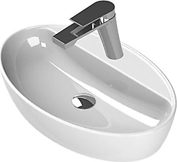 Turkuaz Seramik Cerastyle One 67 cm Tezgah Üstü Lavabo