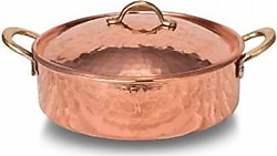 Turna Bakır Turna8159-1 No 3 20 cm El Dövme Karnıyarık Tenceresi