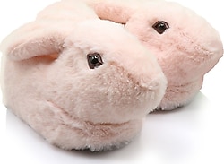 Twigy Zulu Pembe Kadın Hayvanlı Panduf