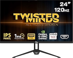 Twisted Minds TM24FHD120IPS 24" 1 ms Full HD IPS 120 Hz Oyuncu Monitörü