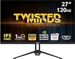 Twisted Minds TM27FHD120IPS 27" 1 ms Full HD IPS 120 Hz Oyuncu Monitörü