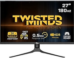 Twisted Minds TM27QHD180IPS 27" 0.5 ms 2K IPS 180 Hz Oyuncu Monitörü