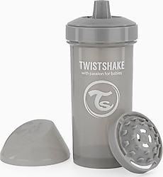Twistshake 12 Ay+ Gri Alıştırma Bardağı 360 ml