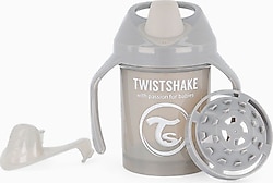 Twistshake Damlatmaz Gri Mini Alıştırma Bardağı 230 ml