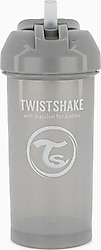 Twistshake Gri 6 Ay+ Pipetli Alıştırma Bardağı 360 ml