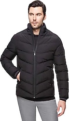 TWN 3EC073151002M Kapüşonlu Erkek Şişme Mont