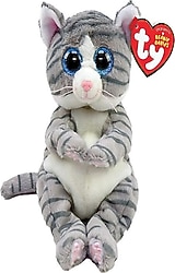 Ty 20 cm Peluş Gri Tekir Kedi Mitzi