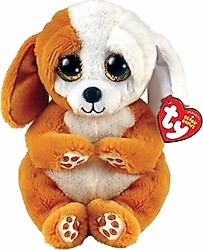 Ty Beanie Babies Ruggles Kahverengi Beyaz Köpek 20 cm