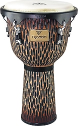 Tycoon TJSS72BCO 13 inç Supremo Select Chiseled Orange Djembe