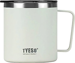 Tyeso Silviya Beyaz 400 ml Çelik Termos Bardak