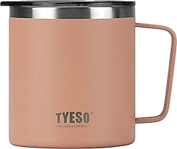 Tyeso Silviya Pembe 400 ml Çelik Termos Bardak