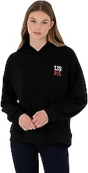 U.S. Polo Assn 50291265 Kapüşonlu Kadın Sweatshirt