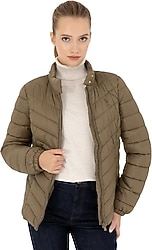 U.S. Polo Assn 50292657 Kadın Şişme Mont