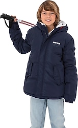 U.S. Polo Assn 50293294 Kapüşonlu Çocuk Mont