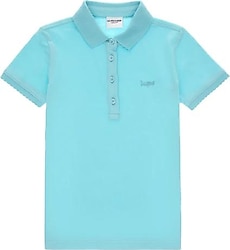 U.S. Polo Assn 50306036-VR007 Mavi Kısa Kollu Polo Yaka Çocuk Tişört