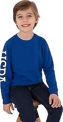 U.S. Polo Assn 50313831-VR212 Mavi Çocuk Sweatshirt