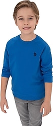 U.S. Polo Assn 50313832-VR032 Saks Mavi Çocuk Sweatshirt
