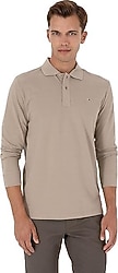 U.S. Polo Assn 50315941-VR088 Polo Yaka Bej Erkek Sweatshirt