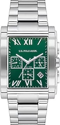 U.S. Polo Assn USPA1117-02 Gümüş-Yeşil Erkek Kol Saati
