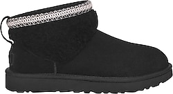 UGG Classic Ultra Mini Maxi Curly 1158263 Siyah Kadın Bot