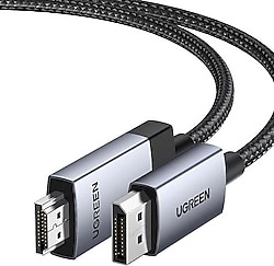 Ugreen 25491 3 m DisplayPort to HDMI Dönüştürücü