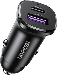 Ugreen 25845 30 W Araç Şarj Aleti