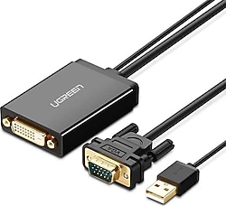 Ugreen 30839 VGA to DVI Dönüştürücü