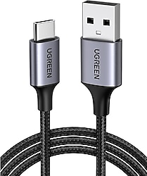 Ugreen 60128 2 m USB to Type-C Hızlı Şarj Kablosu