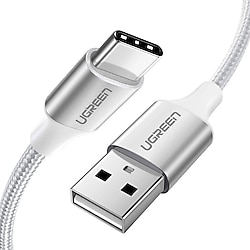 Ugreen 60133 2 m USB to Type-C Hızlı Şarj Kablosu