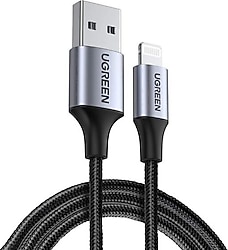 Ugreen 60157 1.5 m USB to Lightning Hızlı Şarj Kablosu