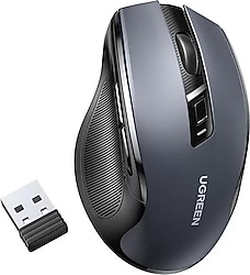 Ugreen 90545 Sessiz Ergonomik Optik Kablosuz Mouse
