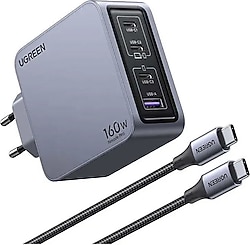 Ugreen Nexode Pro 25877 160 W Type-C Kablolu Hızlı Şarj Aleti