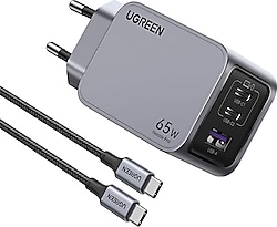Ugreen Nexode Pro 65 W Type-C Kablolu Hızlı Şarj Aleti