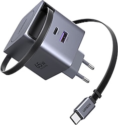 Ugreen Nexode Pro 65825 65 W Type-C Kablolu Hızlı Şarj Aleti