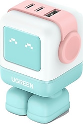 Ugreen Nexode RG Mavi-Pembe 65 W Robot Hızlı Şarj Adaptörü