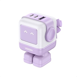 Ugreen Nexode RG Mor 65 W Robot Hızlı Şarj Adaptörü