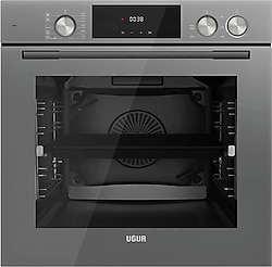 Uğur UAF 6011DB GCPST Gri Ankastre Fırın